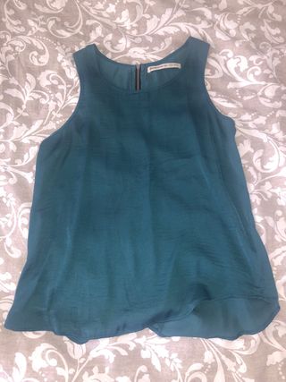 Blusa verde Stradivarius Talla M