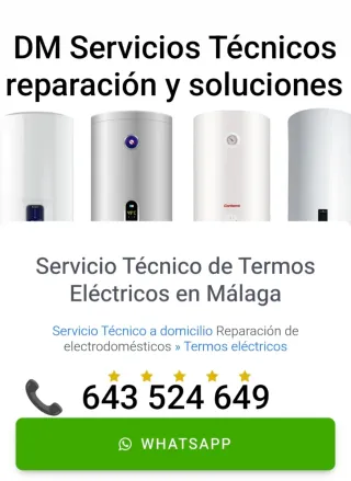 Reparación de Termos Eléctricos en Málaga