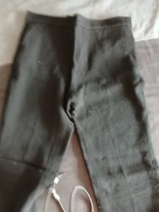 Pantalones Vestir La Perla Lana Mujer