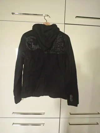 Chaqueta Desigual Negra con Capucha