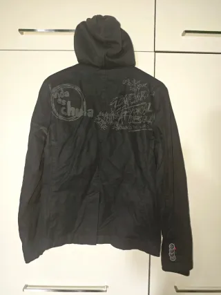 Chaqueta Desigual Negra con Capucha