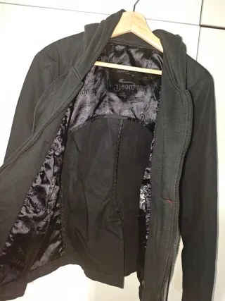 Chaqueta Desigual Negra con Capucha