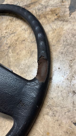 Volante VW T3 marrón