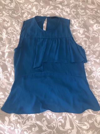 Blusa Sfera Talla M Azul