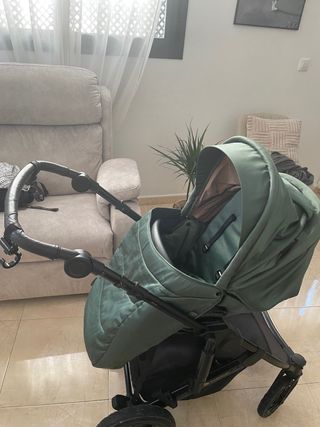 Cochecito de bebé Kinderkraft verde