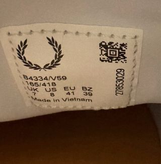 Zapatillas Fred Perry Blancas y Azul Marino