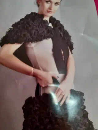 Lana Pizzo Lux con bolitas y brillo