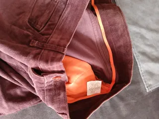 Pantalones Mujer Antelina Talla 38-40 Rosa Granate