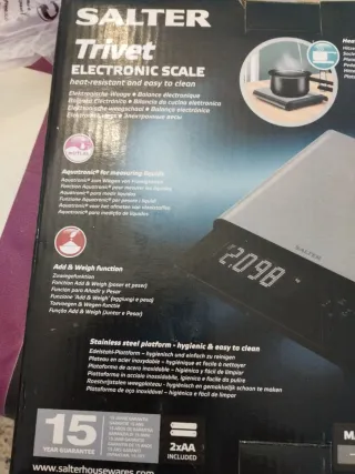 Báscula de cocina Salter