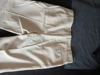 Pantalones de lino beige mujer Talla 42