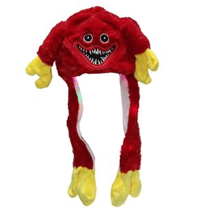 Gorro Huggy Wuggy Rojo con Luces LED