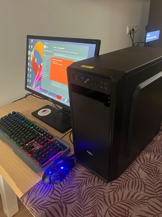 PC Sobremesa Nox + monitor + teclado y ratón led