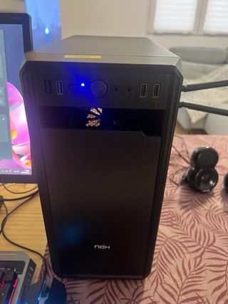 PC Sobremesa Nox + monitor + teclado y ratón led