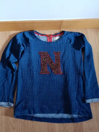 Sudadera juvenil con lentejuelas