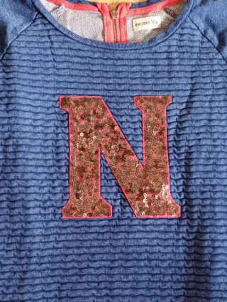 Sudadera juvenil con lentejuelas