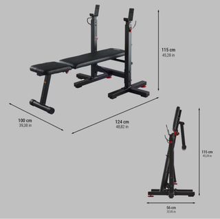 Banca de pesas Decathlon Corength