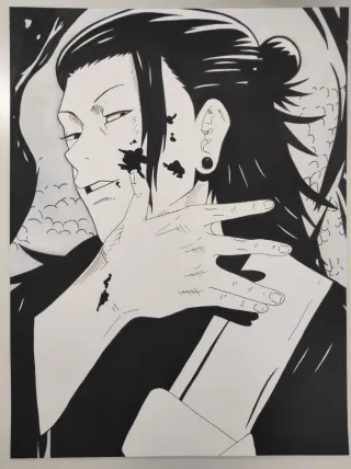 Dibujo Suguru Geto Jujutsu Kaisen Anime