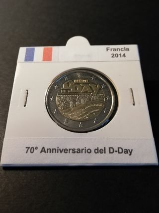 🇫🇷 2 Euro Commemorativi Francia 2014 D-DAY