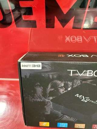 TV Box Android MX Q Pro 5G / 4K + Mando.
