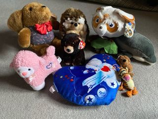 Lotto 9 peluche assortiti