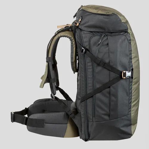 Mochila de viaje Forclaz Travel100 60L Verde