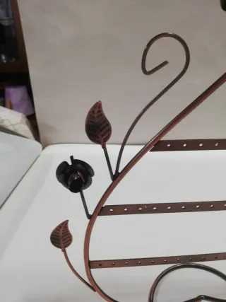 Portagioie in metallo color bronzo