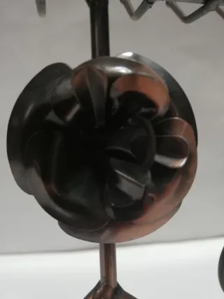 Portagioie in metallo color bronzo