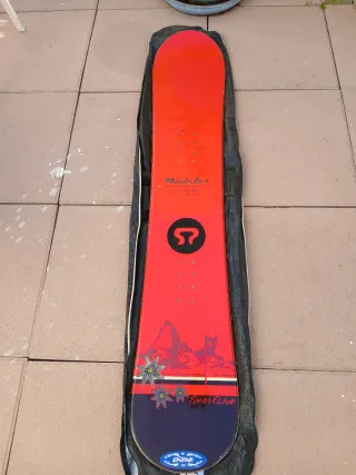 Tabla Nidecker 155 Swiss Edition con FIJACIONES.