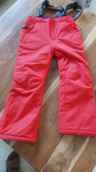 Pantalón de esquí infantil CMP rojo