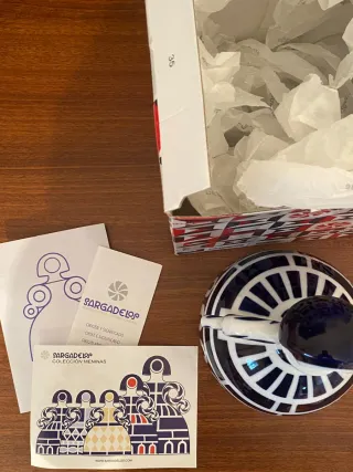 Figura Sargadelos Azul y Blanco