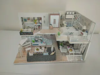 Casita miniatura casa de muñecas
