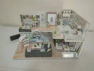 Casita miniatura casa de muñecas