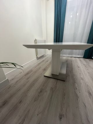 Mesa comedor extensible madera maciza