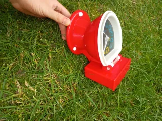 Reloj vintage forma de inodoro - made in taiwan