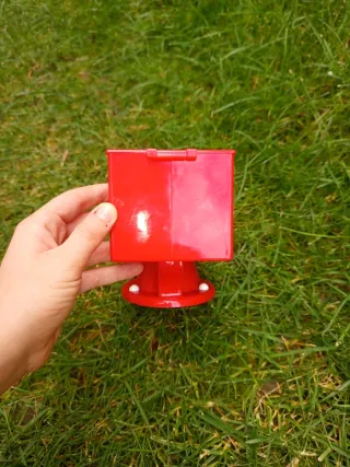 Reloj vintage forma de inodoro - made in taiwan