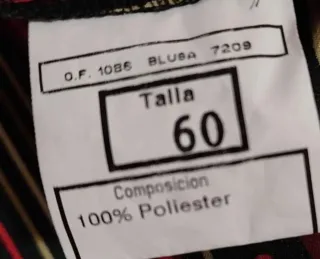 Blusa Talla 60 SIN ESTRENAR