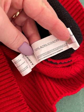 Maglione natalizio ALCOTT rosso taglia M