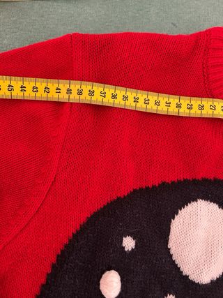 Maglione natalizio ALCOTT rosso taglia M