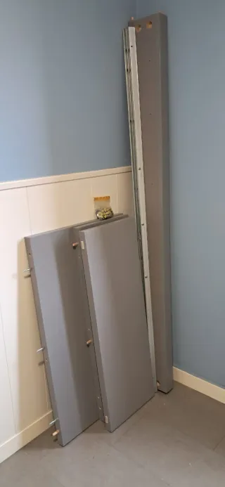 Cama MALM IKEA Gris Estructura