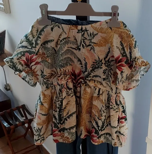 Conjunto Blusa y Pantalón Estampado