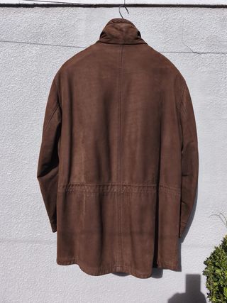 Chaquetón Piel YSL Marrón