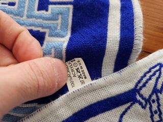 Bufanda futbol  .Napoli vs R. Madrid 2017