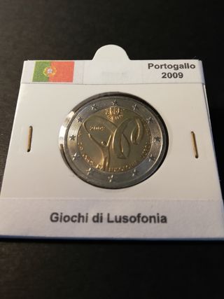 🇵🇹 2 Euro Comm. Portogallo 2009 Giochi Lusofonia