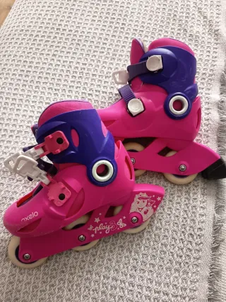Patines rosas niña Oxelo Patines talla 26/27/28