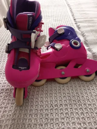 Patines rosas niña Oxelo Patines talla 26/27/28
