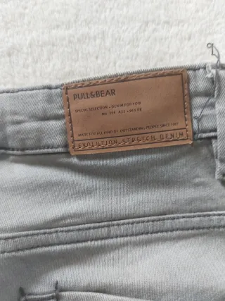 Pantalón Gris Súper Skinny