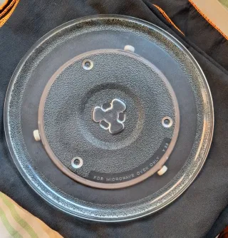 Plato de cristal para microondas