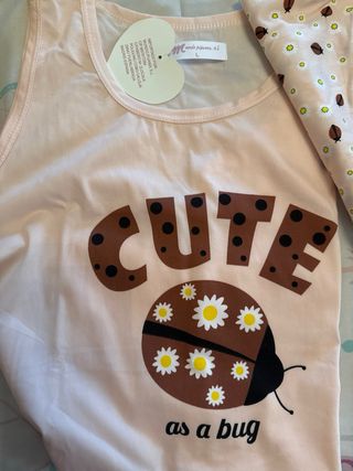 Pijama Verano Talla L Cute as a bug