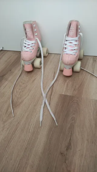 Patines Oxelo niña rosas