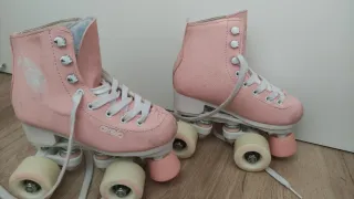 Patines Oxelo niña rosas